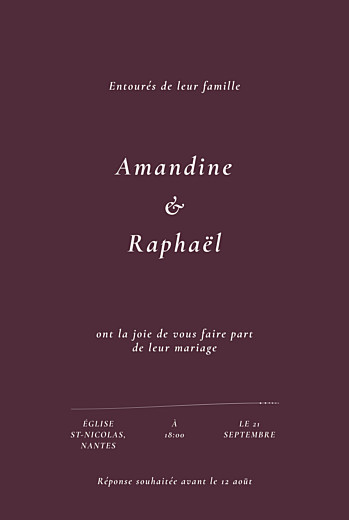 Faire-part de mariage Joli sous-bois beige - Page 2 Faire-part de mariage Joli sous-bois beige - Page 2