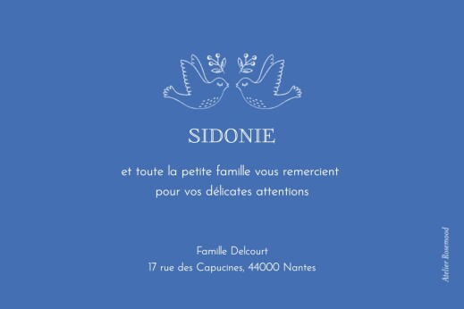 Carte de remerciement L'envolée bleu - Page 2 Carte de remerciement L'envolée bleu - Page 2