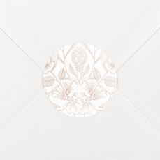 Stickers pour enveloppes mariage Psyché rose Stickers pour enveloppes mariage Psyché rose