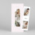 Faire-part de naissance Rayures pastel (marque-page) rose - Vue 1 Faire-part de naissance Rayures pastel (marque-page) rose - Vue 1