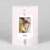 Faire-part de naissance Rayures pastel (fenêtre portrait) rose - Vue 1 Faire-part de naissance Rayures pastel (fenêtre portrait) rose - Vue 1