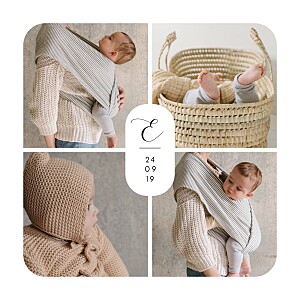 Faire-part de naissance design tendre innocence (médaillon) blanc Faire-part de naissance design tendre innocence (médaillon) blanc
