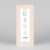 Faire-part de naissance Ruban pictos (marque-page) rose - Vue 2 Faire-part de naissance Ruban pictos (marque-page) rose - Vue 2