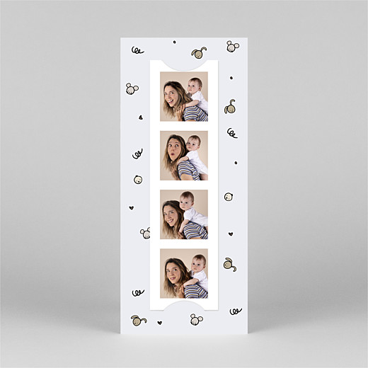 Faire-part de naissance Coucou by mathilde cabanas (marque-page) canard orange - Vue 3 Faire-part de naissance Coucou by mathilde cabanas (marque-page) canard orange - Vue 3