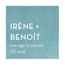 Etiquette perforée mariage Aquarelle turquoise Etiquette perforée mariage Aquarelle turquoise