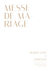 Couverture livret de messe mariage Capitale bleu Couverture livret de messe mariage Capitale bleu
