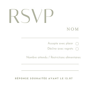 Carton réponse mariage capitale rouge Carton réponse mariage capitale rouge