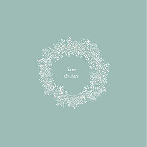 Save the date vert gypsophile vert Save the date vert gypsophile vert