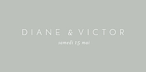 Marque-place mariage calligraphie vert de gris Marque-place mariage calligraphie vert de gris
