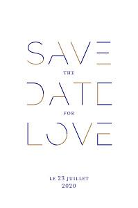 Save the date love code bleu Save the date love code bleu