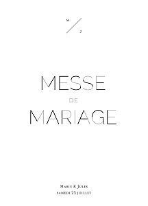 Livret de messe mariage bleu love code noir Livret de messe mariage bleu love code noir