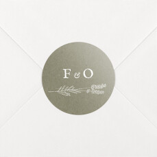 Stickers pour enveloppes mariage Provence olive
