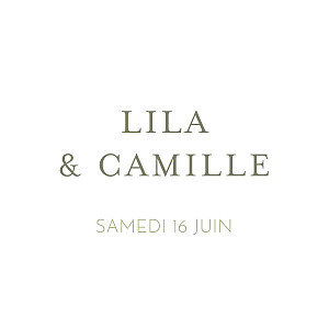 Etiquette de mariage botanique vert Etiquette de mariage botanique vert