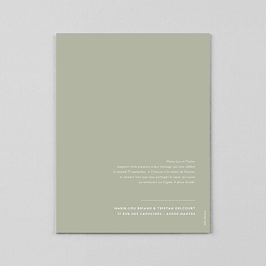 Faire-part de mariage Capitale (calque) rouge - Vue 3 Faire-part de mariage Capitale (calque) rouge - Vue 3