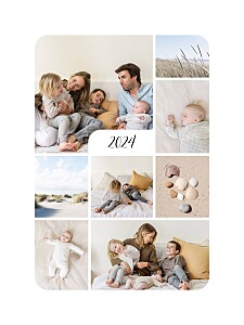 Affiche classique tendre innocence (8 photos) blanc Affiche classique tendre innocence (8 photos) blanc
