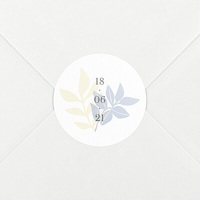 Stickers naissance douce canopée bleu Stickers naissance douce canopée bleu