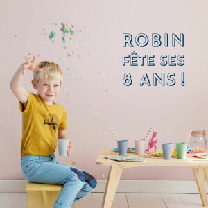 Carte d'anniversaire Mini the photo ! justifié bleu nuit Carte d'anniversaire Mini the photo ! justifié bleu nuit
