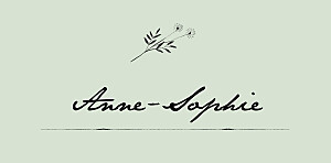 Marque-place baptême original herbier vert Marque-place baptême original herbier vert
