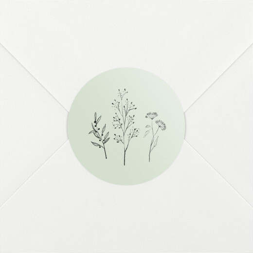 Stickers pour enveloppes baptême Petite colombe - Non personnalisable -  Rosemood