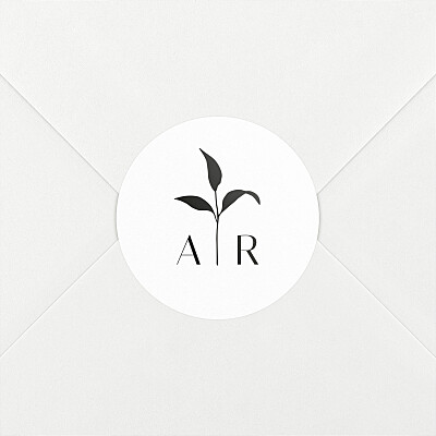 Stickers mariage ikebana blanc Stickers mariage ikebana blanc