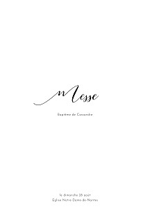 Livret de messe tous genres tendre innocence blanc Livret de messe tous genres tendre innocence blanc