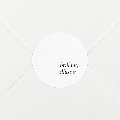 Stickers naissance étymologie blanc Stickers naissance étymologie blanc