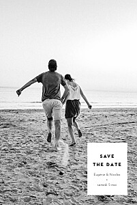 Save the date blanc cartouche blanc Save the date blanc cartouche blanc