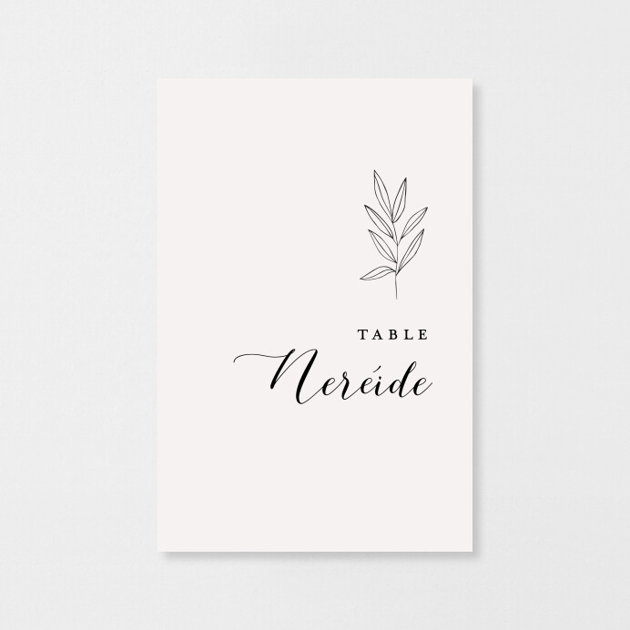 Jeune Pousse 5 Lettres Marque-table mariage Jeune pousse - Rosemood