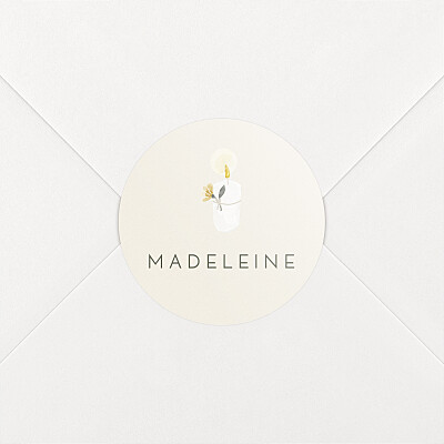 Stickers pour enveloppes naissance mon petit trousseau beige Stickers pour enveloppes naissance mon petit trousseau beige