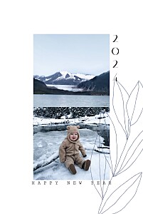 Carte de voeux saison bleu Carte de voeux saison bleu