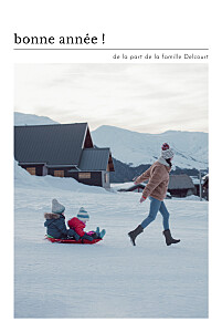Carte de voeux édito blanc Carte de voeux édito blanc