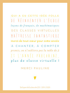 Affichette original merci pour cette année pêche Affichette original merci pour cette année pêche