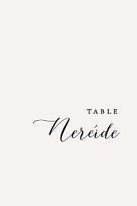 Marque-table mariage jeune pousse (dorure) beige Marque-table mariage jeune pousse (dorure) beige