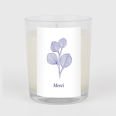 Étiquette autocollante mariage envolée d'eucalyptus bleu Étiquette autocollante mariage envolée d'eucalyptus bleu