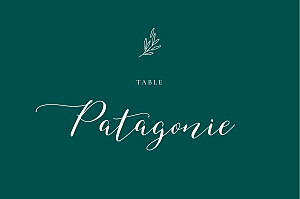 Marque-table mariage ronde des prés vert Marque-table mariage ronde des prés vert