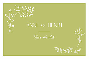 Save the date brins d'été bambou Save the date brins d'été bambou