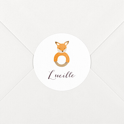 Stickers pour enveloppes naissance petits habits blanc Stickers pour enveloppes naissance petits habits blanc