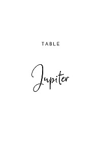 Marque-table mariage intemporel blanc Marque-table mariage intemporel blanc