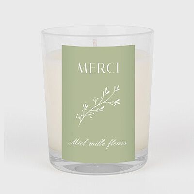 Étiquette autocollante mariage brins d'été lichen Étiquette autocollante mariage brins d'été lichen
