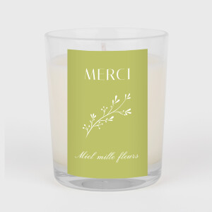 Étiquette autocollante mariage Brins d'été bambou Étiquette autocollante mariage Brins d'été bambou