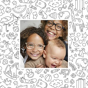 Faire-part de naissance blanc à colorier ! by omy blanc Faire-part de naissance blanc à colorier ! by omy blanc