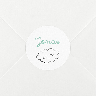 Stickers pour enveloppes naissance à colorier ! by omy blanc Stickers pour enveloppes naissance à colorier ! by omy blanc