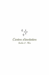 Carton d'invitation mariage votre mariage en pictos (portrait) Carton d'invitation mariage votre mariage en pictos (portrait)