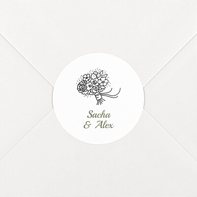Stickers pour enveloppes mariage votre mariage en pictos Stickers pour enveloppes mariage votre mariage en pictos