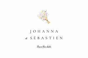 Save the date notre mariage illustré Save the date notre mariage illustré