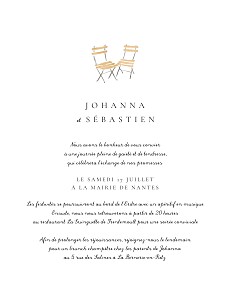 Faire-part de mariage tous genres notre mariage illustré-blanc Faire-part de mariage tous genres notre mariage illustré-blanc