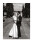 Carte de remerciement mariage Simple photo portrait (dorure) blanc - Page 1