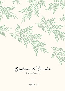 Livret de messe tous genres ritournelle vert Livret de messe tous genres ritournelle vert