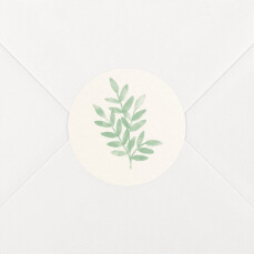 Stickers pour enveloppes baptême Ritournelle Vert