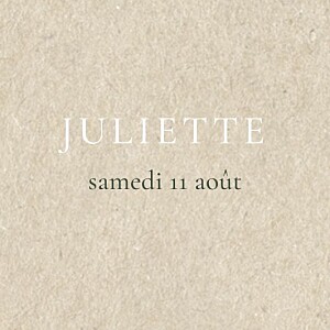 Etiquette perforée baptême gaieté beige Etiquette perforée baptême gaieté beige